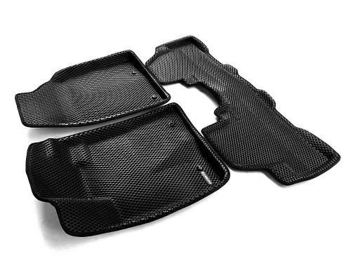 Коврики в салон Lexus RX  2008-2012, 3D EVA Euromat, Черный, Арт. EM3DEVA003209