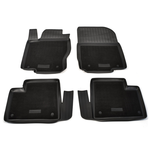 Коврики в салон Mercedes GL (X166) 2012-2016, комбинированные Norplast, Черный, Арт. NPA10C56500CM