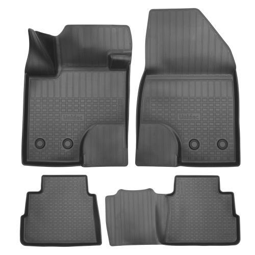 Коврики в салон Haval H6  2020-, полиуретан 3D Norplast, Черный, 4WD Арт. NPA11-C28-370