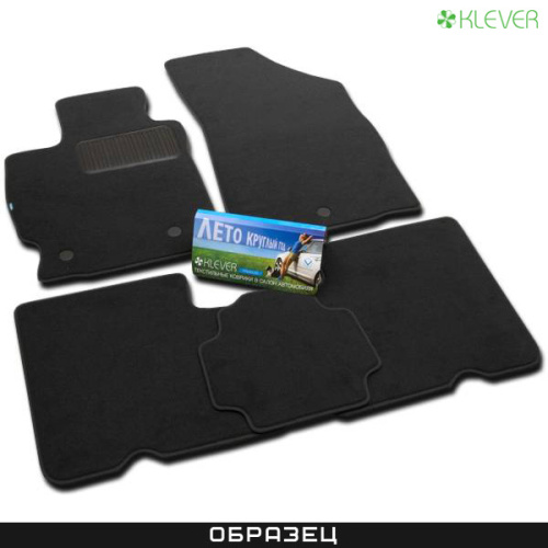 Коврики в салон Kaiyi E5 2021-, текстильные Klever premium, Черный, Арт. KLEVER0512400122110KH