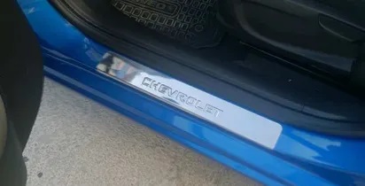 Накладки на пороги Chevrolet Cobalt II 2011-2016   Арт. 014.27.11
