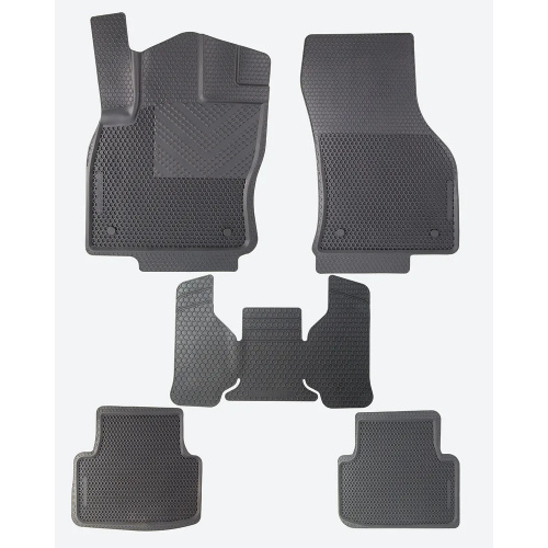 Коврики в салон Volkswagen Passat (B8) 2014-2020 Универсал, 3D Sota bord резина, Черный, Арт. EVTS0700