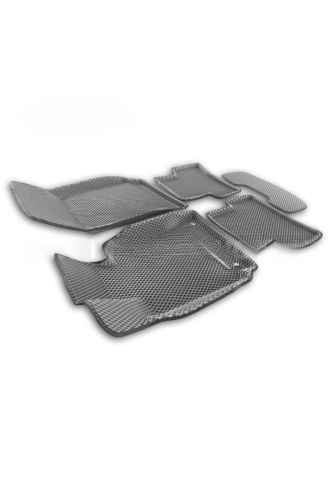 Коврики в салон Range Rover Sport  (L494) 2013-2017, 3D EVA Euromat, Серый, Арт. EM3DEVA003109G