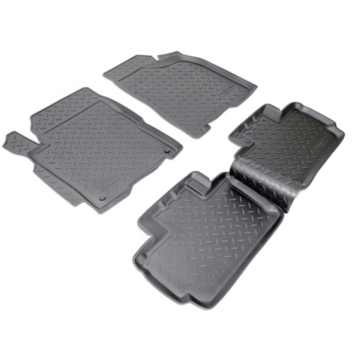 Коврики в салон Chery Bonus (A13) 2011-2014 Седан, полиуретан Norplast, Черный, Арт. NPL-Po-11-03