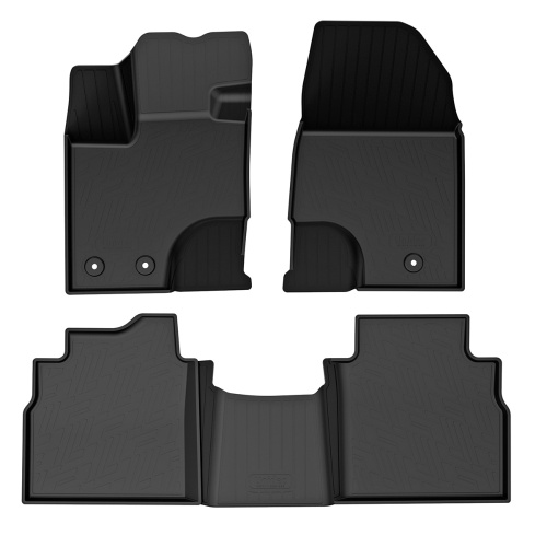 Коврики в салон Haval F7  2024-, полиуретан 3D Norplast, Черный, Арт. NPA11C28323