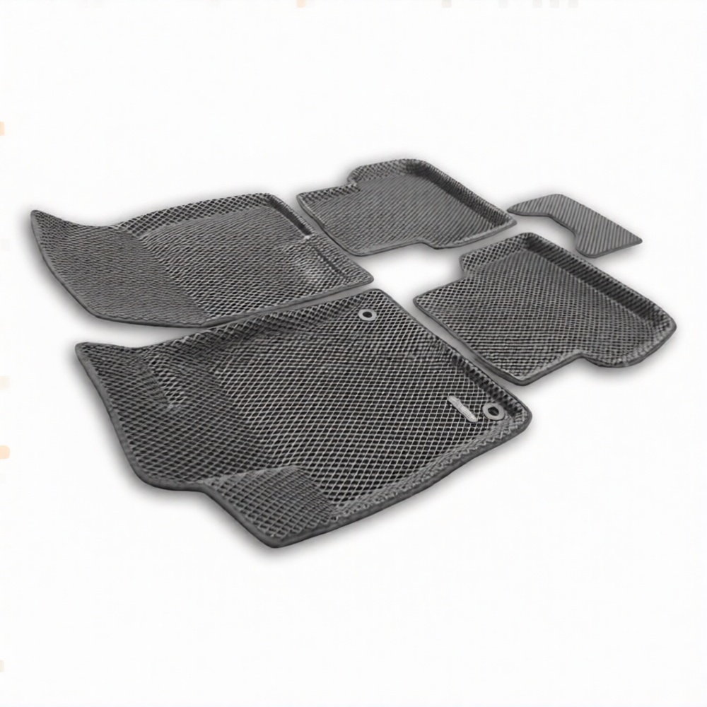 Коврики в салон Honda Civic 2021-2023, 3D EVA Euromat, Черный, Арт. EM3DEVA002608