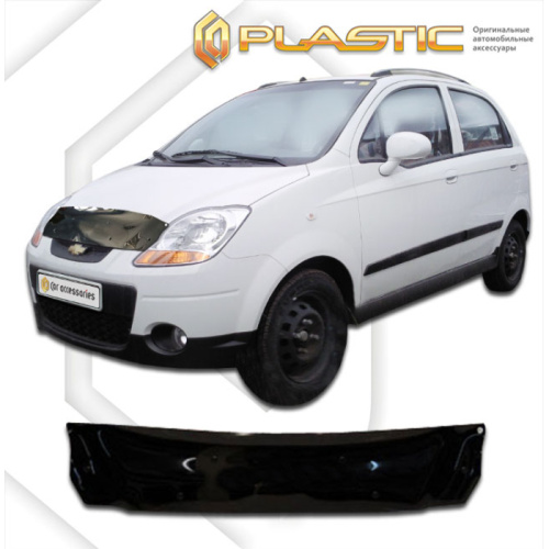 Дефлектор капота Ca-Plastic для Chevrolet Spark, арт.20100101017700000000000