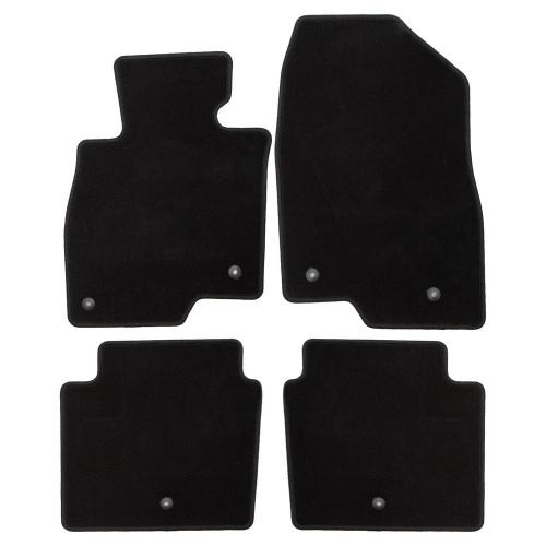 Коврики в салон Mazda 6 (GJ) 2015-2018 FL1 Седан, текстильные Klever эконом, Черный, Арт. KLEVER01333101200K