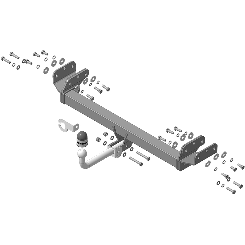 Фаркоп OMODA C5 2024- FL оцинкованный MOTODOR Арт. 99028A