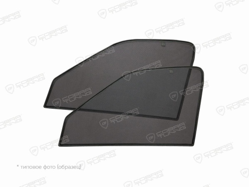 Каркасные шторки Citroen C-Crosser 2007-2013, на передние двери, 2 шт, Арт. CTC40607(F)