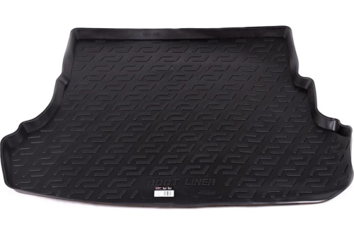 Коврик в багажник Hyundai Solaris 2010-2014 Седан, полиуретан L.LOCKER, Черный, Арт. 0104140101