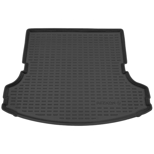 Коврик в багажник Nissan Qashqai +2 (J10) 2008-2010, пластик Rezkon, Черный, Арт. 5025020150