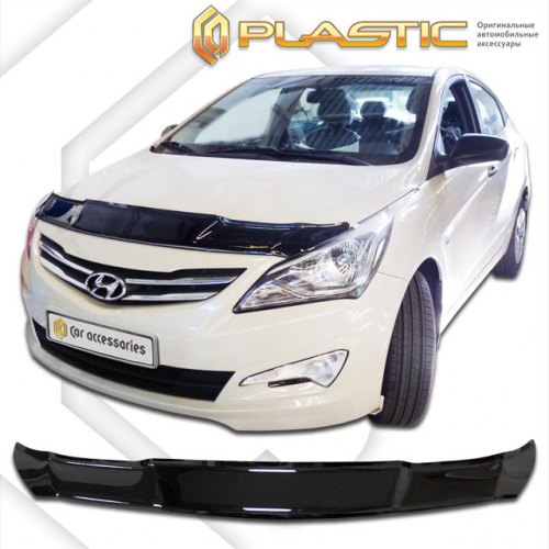 Дефлектор капота Ca-Plastic для Hyundai Solaris, арт.2010010109936