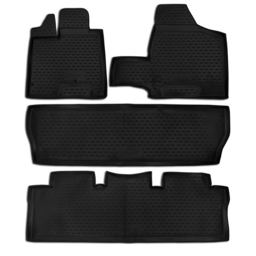 Коврики в салон Toyota Sienna (XL20) 2003-2005, полиуретан Element, Серый, Арт. NLC4848211K