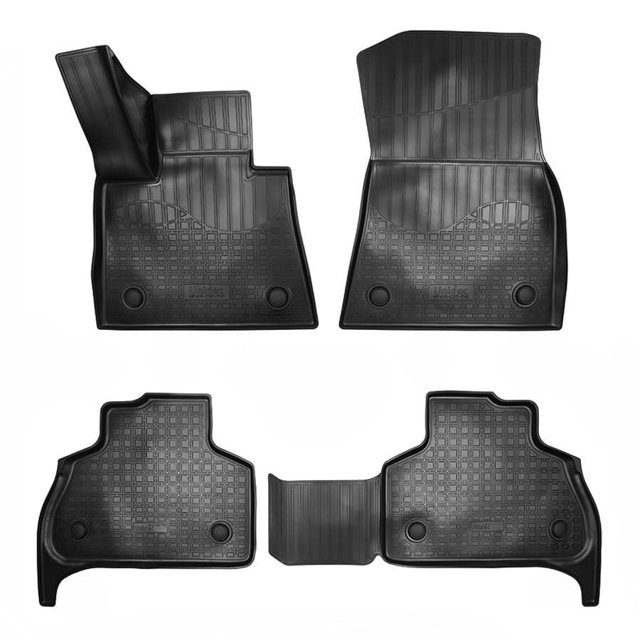 Коврики в салон BMW X5 (G05) 2018-2023, полиуретан 3D Norplast, Черный, Арт. NPA11-C07-710