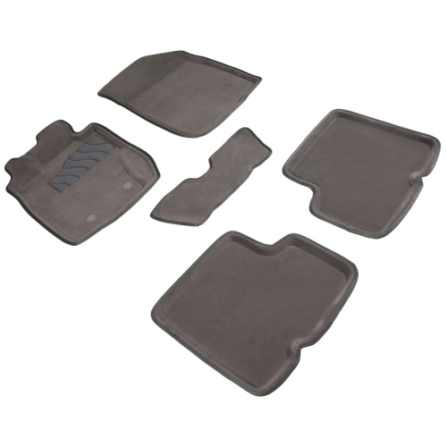 Коврики в салон Renault Duster  2010-2015, 3D ткань Seintex , Серый, Арт. 87557