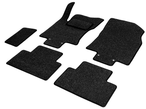 Коврики в салон Nissan Qashqai (J11) 2013-2019, ткань AutoFlex Business, Графит, Арт. 5410301