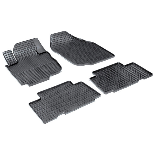 Коврики в салон Toyota RAV4 (XA30) 2005-2010, резина Seintex "сетка", Черный, Арт. 00212