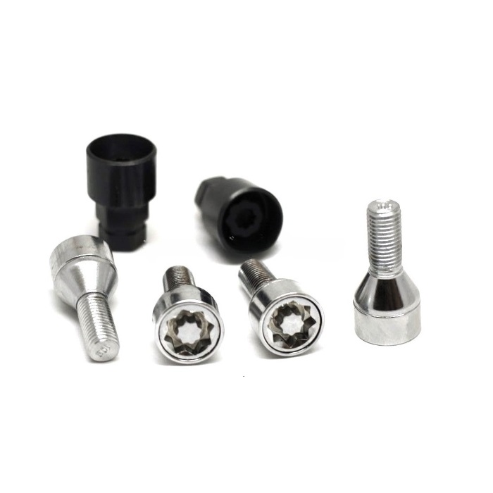 Секретные болты M12x1.5 Конус L-24мм Хром, Ключ 17-19, Арт. 675093EM-2Key