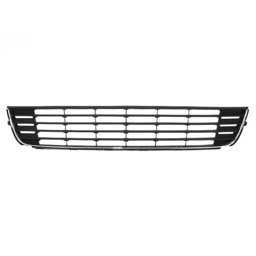 Решетка в бампер  Volkswagen Caddy III 2010-2015 FL Минивэн черная, Центр (C) Арт. STVW66000G0