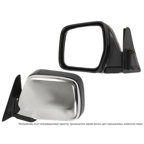 Зеркало боковое  Toyota Land Cruiser 80 1989-1994 Механическое/ хром LHD, слева (L) Арт. STTY88940A2