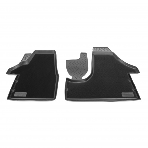 Коврики в салон Volkswagen Caravelle (T5) 2002-2009, комбинированные Norplast, Черный, Арт. NPLPO9585CM