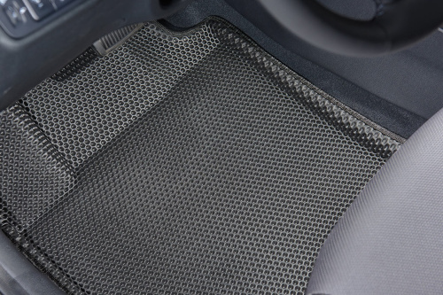 Коврики в салон Lexus IS  2005-2008 Седан, 3D EVA Seintex "сота", Черный, Арт. 98509