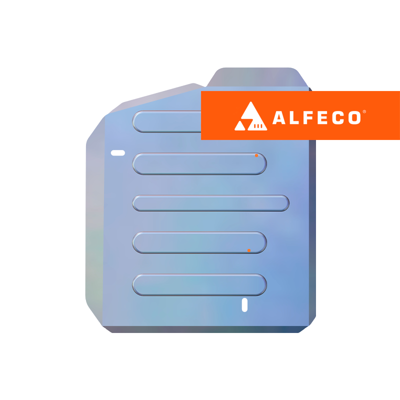 Защита правого бака Haval Dargo I 2022- V - 2.0 4WD Арт. ALF55082AL