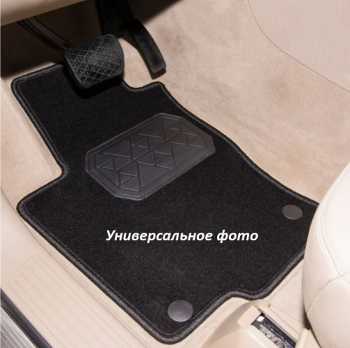 Коврики в салон GAC GS8  2021-, текстильные Norplast, Черный, 3 ряд, Comfort Арт. NPA00VTE270207CBK