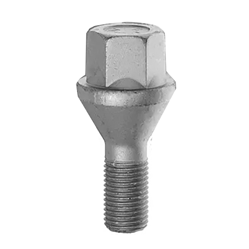 Болт колёсный M14x1.5 Конус L-27мм Цинк, Ключ 21, Арт. 405