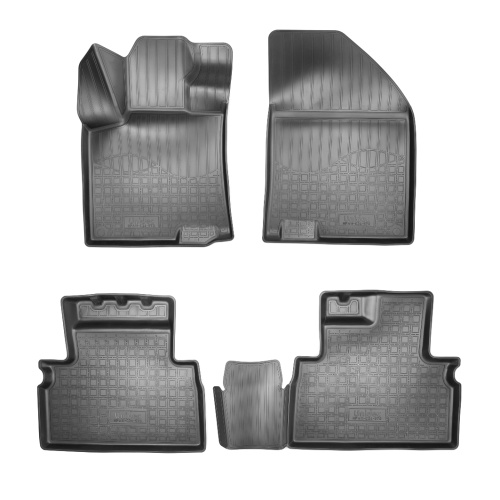 Коврики в салон Belgee x50 2023-, полиуретан 3D Norplast, Черный, Арт. NPA11C245702