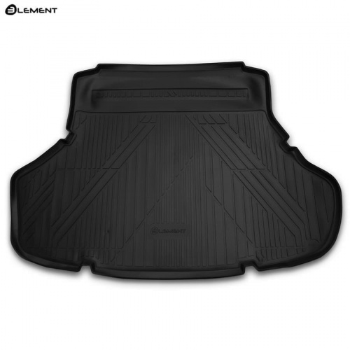 Коврик в багажник Lexus ES  2012-2015, полиуретан Element, Черный, Арт. CARLEX00003