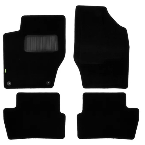 Коврики в салон Jetour X90 2020-, текстильные Klever standart, Черный, Арт. KLEVER0212700101210KH