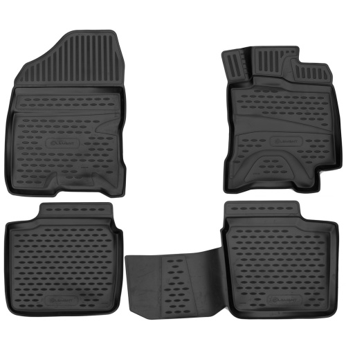 Коврики в салон Toyota Allion (T260) 2010-2016 FL1, полиуретан 3D Element, Черный, Арт. ELEMENT3DA35239210