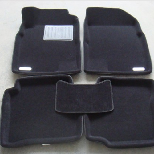 Коврики в салон Mercedes GLK (X204) 2008-2012, 3D ткань Satori, Черный, Арт. SI 02-00236