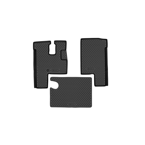 Коврики в салон МАЗ 6430 1997-, полиуретан Element, Черный, 3 шт. Арт. NLC.57.01.210h