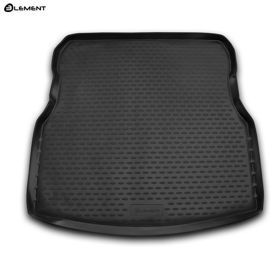 Коврик в багажник Nissan Almera (G15) 2012-2018, полиуретан Element, Черный, Арт. CARNIS10048