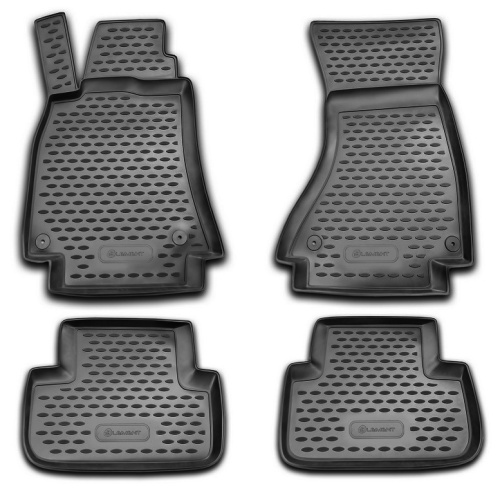 Коврики в салон Audi A4 (B8) 2007-2012 Седан, полиуретан Element, Черный, АКПП Арт. NLC.04.09.210