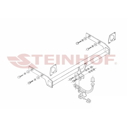 Фаркоп Renault Megane II 2002-2006 Седан Steinhof Арт. R093
