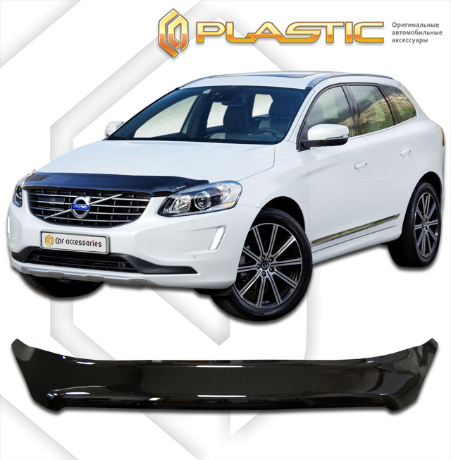 Дефлектор капота Ca-Plastic для Volvo XC60, арт.2010010109516