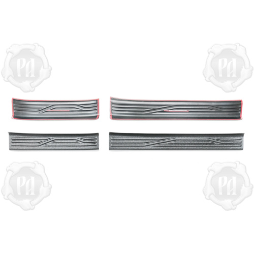 Накладки на пороги Geely Atlas II (FX11) 2023-  Пластик к-кт Арт. N218002