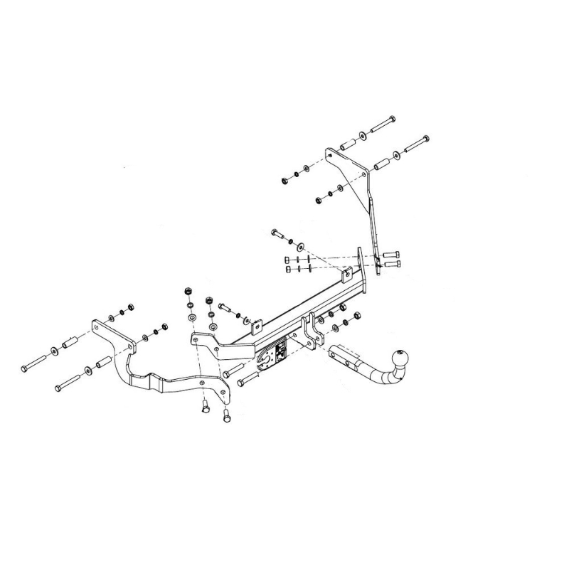 Фаркоп Citroen Xsara Picasso 1999-2012 до 2006г.в. IMIOLA Арт. C014