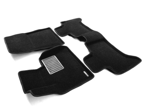 Коврики в салон BMW X5 (E53) 1999-2003, 3D ткань Euromat Business, Черный, Арт. EMC3D001211