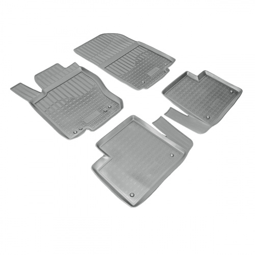 Коврики в салон Mercedes GL (X166) 2012-2016, полиуретан Norplast, Черный, Арт. NPA10C56500G