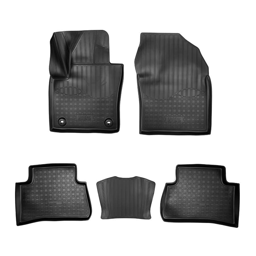 Коврики в салон Toyota C-HR 2016-2019, полиуретан 3D Norplast, Черный, Арт. NPA11-C88-085
