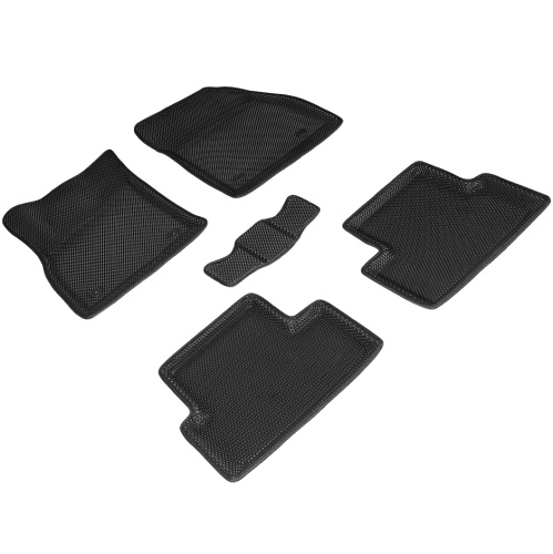 Коврики в салон Chevrolet Cruze 2008-2012 Седан, 3D EVA Seintex "сота", Черный, Арт. 95257