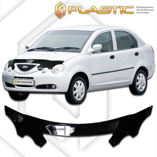 Дефлектор капота Ca-Plastic для Chery QQ6, арт.2010010105792