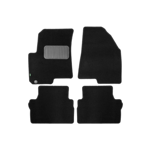 Коврики в салон Jetour X50 2024-, текстильные Klever standart, Черный, Арт. KLEVER02A71466010KH