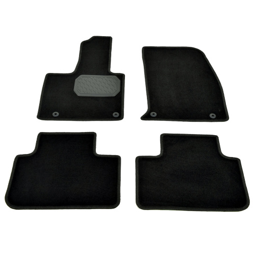 Коврики в салон Lynk & Co 09 2021-, ткань Norplast, Черный, Арт. NPA00VTE515450