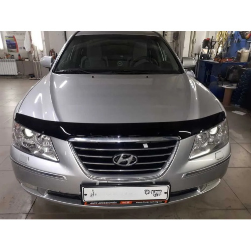 Дефлектор капота SIM для Hyundai Sonata, арт.SHYNF0612
